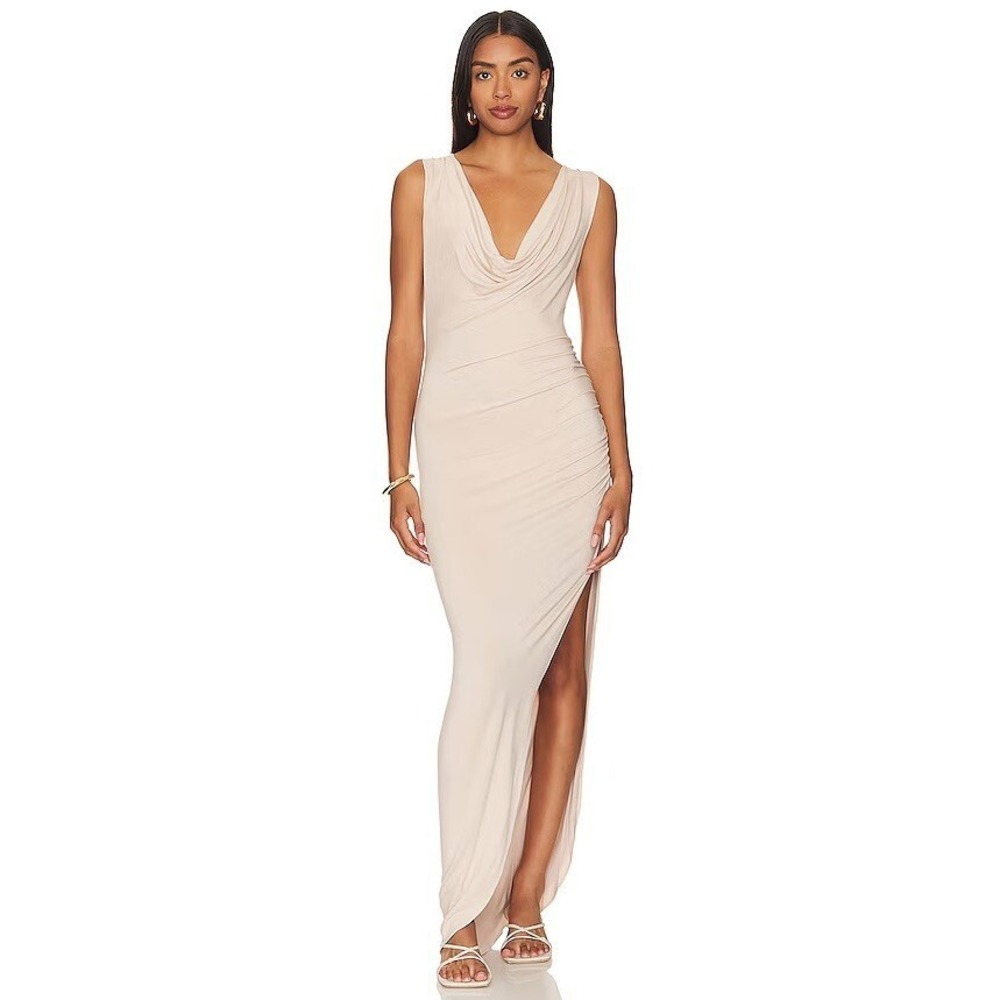 NEW Rumer Womens Medium Enya‎ Maxi Dress in Ballet Sleeveless